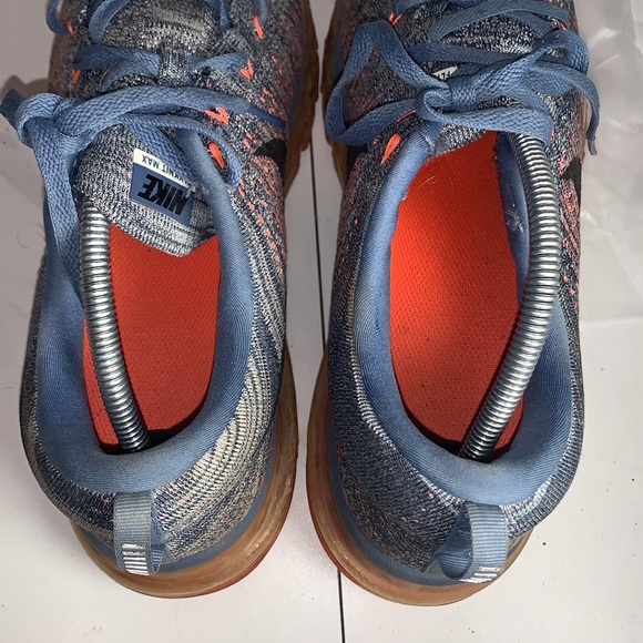 Nike Flyknit Air Max Ocean Fog Crimson 2015 Runners (Size 12) - Picture 6 of 8